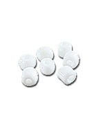 Miçangas brancas leitosa 